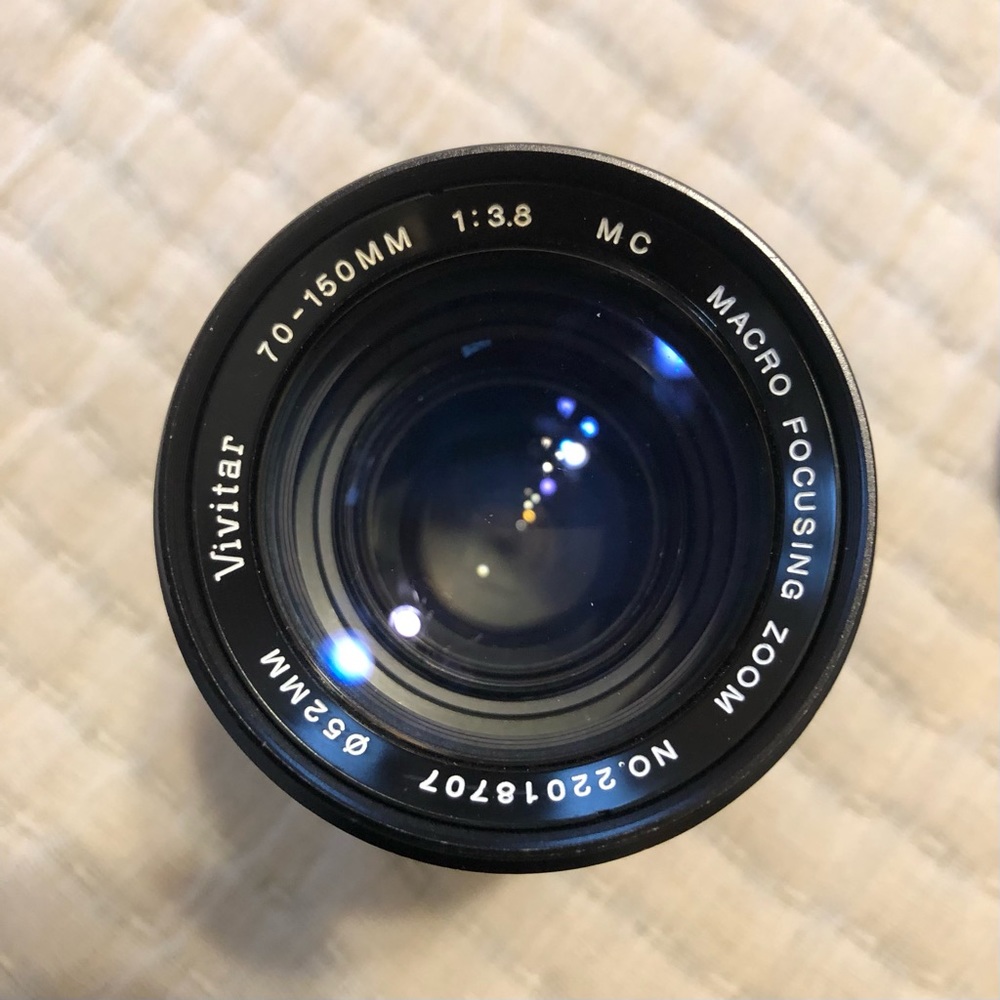 Nikon Vivitar Manual Camera Lens